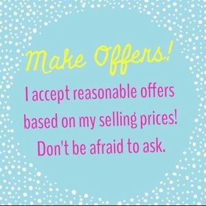 IF YOU LIKE SOMETHING MAKE AN OFFER! 😃